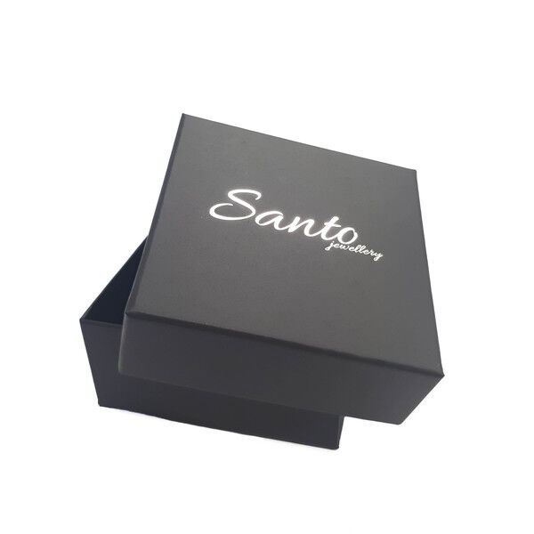 BLACK LEATHER BRACELET WITH CROSS BEAD