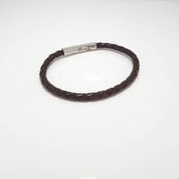 THIN BROWN LEATHER BRACELET